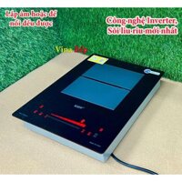Bếp Từ Đơn Kaff KF-H33IS Công Nghệ Inverter Sôi liu riu ( Lắp âm hoặc để nổi đều được)