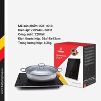 Bếp Từ Đơn Kalpen ICK-1613 [ Tặng Kèm Nồi Lẩu Cao Cấp ]