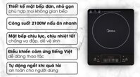 Bếp Từ Đơn Midea MI-T2120DG