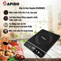 Bếp từ đơn Rapido 2000 W - RI2000 ES Chính Hãng-Bảo hành 12 tháng 1 đổi 1