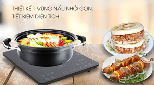 Bếp từ dương 1 vùng nấu Electrolux ETD42SKA