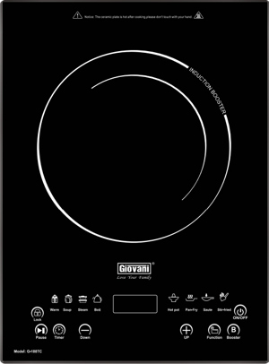 Bếp từ dương 1 vùng nấu Giovani G-188 TC