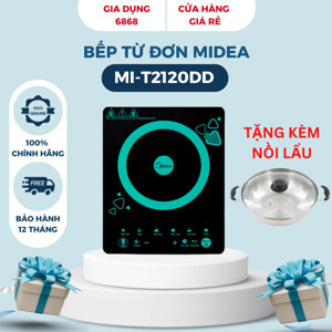Bếp từ dương 1 vùng nấu Midea MI-T2120DD
