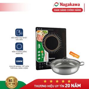 Bếp từ dương 1 vùng nấu Nagakawa NAG0703