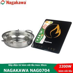 Bếp từ dương 1 vùng nấu Nagakawa NAG0704