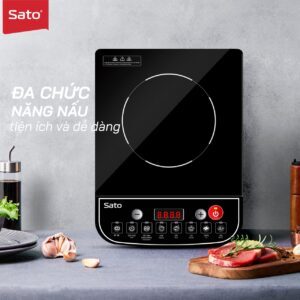 Bếp từ dương 1 vùng nấu Sato BT062
