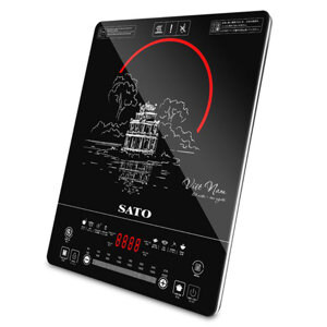 Bếp từ dương 1 vùng nấu Sato BT072