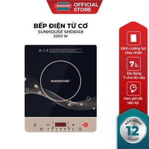 Bếp từ dương 1 vùng nấu Sunhouse SHD6158