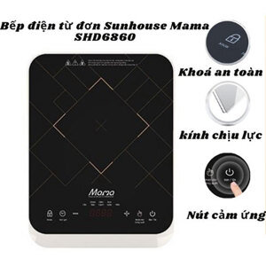 Bếp từ dương 1 vùng nấu Sunhouse SHD-6860