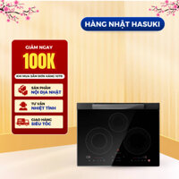 Bếp Từ HASUKI Mitsubishi CS-T322BFR Nội Địa Nhật 3 Vùng Nấu Sử Dụng Điện 110 Tiết Kiệm Điện