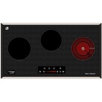 Bếp từ - hồng ngoại 3 vùng nấu Capri CR-810KT (chấm bi)