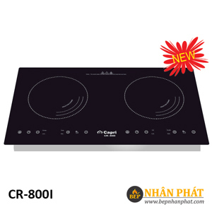 Bếp từ hồng ngoại âm 2 vùng nấu Capri CR-800I