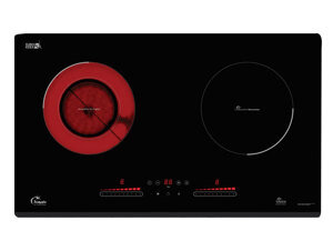 Bếp từ hồng ngoại âm 2 vùng nấu Tomate GH DUO-S2IH plus