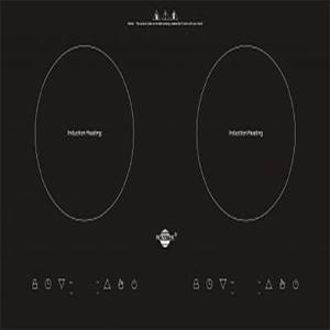 Bếp từ hồng ngoại âm 2 vùng nấu Romatek IH-400K