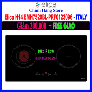Bếp từ hồng ngoại âm 2 vùng nấu Elica H14-EMH7520BL