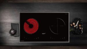Bếp từ hồng ngoại âm 2 vùng nấu Kaff KF-073IC
