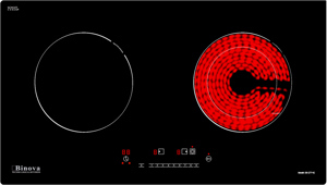 Bếp từ hồng ngoại âm 2 vùng nấus Binova BI 277 IC