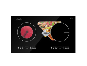 Bếp từ hồng ngoại âm 2 vùng nấu Sowun SW1215