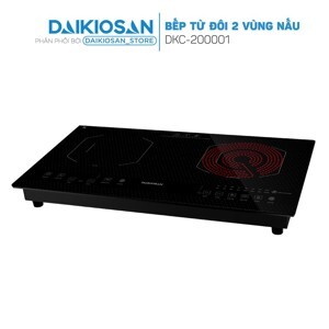 Bếp từ hồng ngoại âm 2 vùng nấu Daikiosan DKC-200001