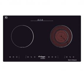 Bếp từ hồng ngoại âm 2 vùng nấu Capri CR-802KT