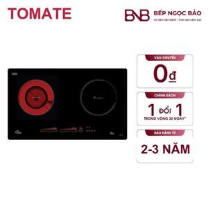 Bếp từ hồng ngoại âm 2 vùng nấu Tomate TOM 77IH