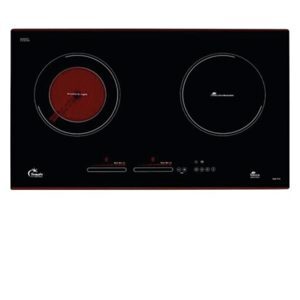 Bếp từ hồng ngoại âm 2 vùng nấu Tomate TOM 77IH