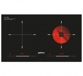 Bếp từ hồng ngoại âm 2 vùng nấu Goldsun GDX7640
