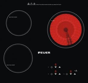 Bếp từ hồng ngoại âm 2 vùng nấu Feuer FE-DT09