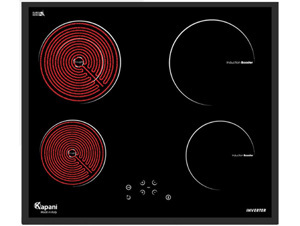 Bếp từ hồng ngoại âm 4 vùng nấu Kapani K-58224I