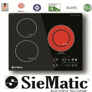 Bếp từ hồng ngoại âm 2 vùng nấu sSiematic SM600 (SM-600)