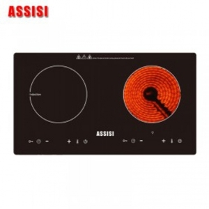 Bếp từ hồng ngoại âm 2 vùng nấu Assisi AS-MIX681