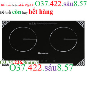 Bếp từ hồng ngoại âm 2 vùng nấu Kangaroo KG498N