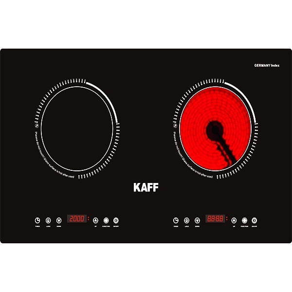 Bếp từ hồng ngoại âm 2 vùng nấu Kaff KF-101IC