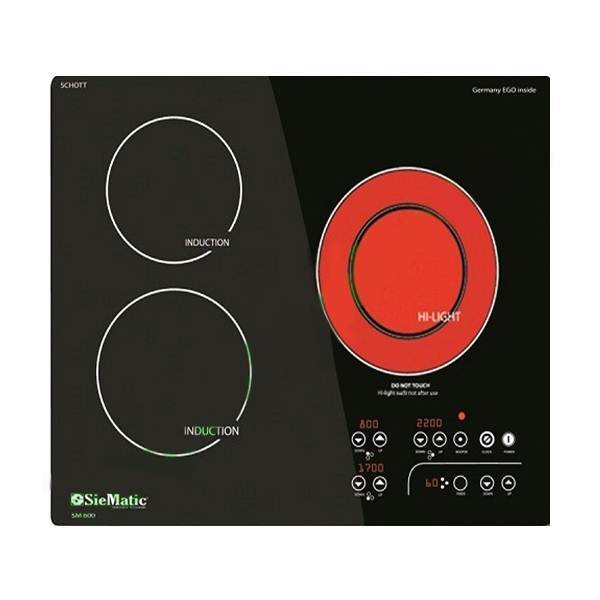 Bếp từ hồng ngoại âm 2 vùng nấu sSiematic SM600 (SM-600)