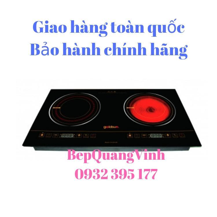Bếp từ hồng ngoại âm 2 vùng nấu Goldsun CH-GYL05