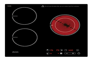Bếp từ hồng ngoại âm 2 vùng nấu Brauneck BRNI-3002 DE