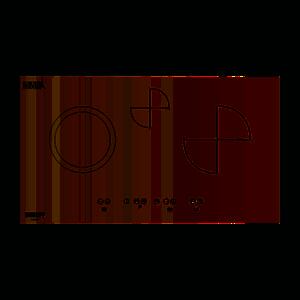 Bếp từ hồng ngoại âm 3 vùng nấu Dudoff MIA Z3B