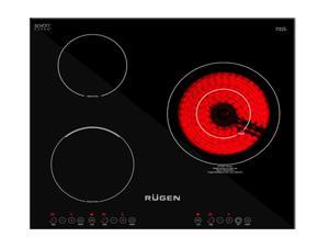 Bếp từ hồng ngoại âm 3 vùng nấu Rugen R-03ET