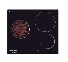 Bếp từ hồng ngoại âm 3 vùng nấu Capri CR-837KT