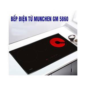 Bếp từ hồng ngoại âm 3 vùng nấu Munchen GM 5860