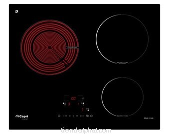 Bếp từ hồng ngoại âm 3 vùng nấu Capri CR-813KT