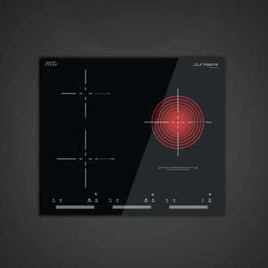 Bếp từ hồng ngoại âm 3 vùng nấu Junger CEJ-300-IIF