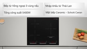 Bếp từ hồng ngoại âm 3 vùng nấu Junger CEJ-300-IIF