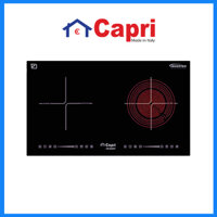 Bếp từ hồng ngoại Capri CR-825KT  Hàng chính hãng  Thiết kế bo viền kim loại đẹp mắt