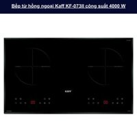 Bếp từ hồng ngoại Kaff KF-073II – Công suất 4000W, gồm 1 bếp từ + 1 bếp hồng ngoại, mặt kính Ceramic chịu lực, điều khiển cảm ứng,  lắp âm tủ tiết kiệm không gian bếp