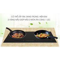 Bếp từ hồng ngoại Sunhouse SHB9106-ES tặng kèm combo 1 bộ nồi SHG686 và 1 chảo SWP28