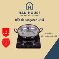 Bếp từ kangaroo 365i tặng kèm nồi inox cao cấp - Lẩu, nấu, chiên, xào tiện dụng - Bảo hành 1 năm