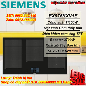 Bếp từ năm Siemens EX975KXV1E
