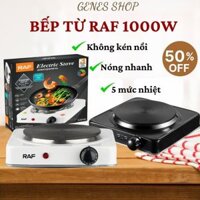 Bếp từ RAF mini, Bếp từ mini công suất 1000W không kén nồi an toàn tiết kiệm điện năng, Bếp từ đơn