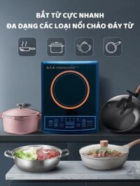 Bếp từ SHARP chính hãng, bếp điện từ phím bấm cơ 5 chế độ nấu tiện lợi, bếp đơn hẹn giờ thông minh